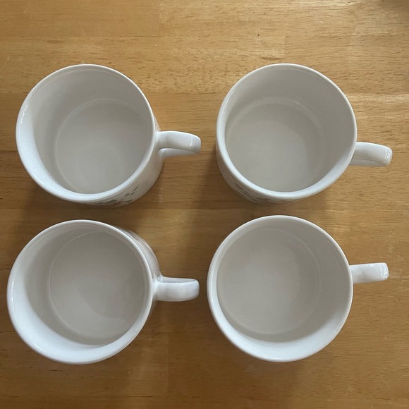 ☕️🌹 Vintage Pfaltzgraff Garden Trellis Cups And Saucers Set ☕️🌹 - Picture 4 of 12